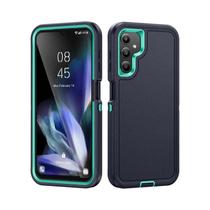 Capa Protetora Reforçada 3 Em 1 Anti-Queda Para Samsung Galaxy Série a A17 A07 A56 A36 A26 A16 A06