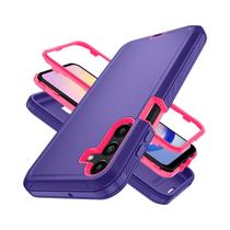 Capa Protetora Reforçada 3 Em 1 Defender Para Samsung Galaxy A17 A07 A56 A36 A26 A16 A55 A35