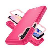 Capa Protetora Reforçada 3 Em 1 Defender Para Samsung Galaxy A17 A07 A56 A36 A26 A16 A55 A35