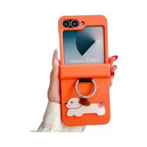 Capa Protetora Rígida Antichoque Com Anel E Dobradiça Para Samsung Galaxy Z Flip 7 6 5 4 3 Flip6