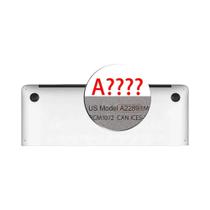 Capa Protetora Rígida Transparente Para MacBook pro De 13 Polegadas M1 A2338 A2289 A2251 A1989 A1706
