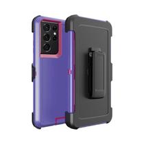 Capa Protetora Robusta 3 Em 1 Para Samsung Galaxy A06 A16 A55 A35 A25 A15 S25 S24 S23 Ultra FE 5G PC Capa Protetora Robusta 3 Em 1 Para Samsung Galaxy A06 A16 A55 A35 A25 A15 S25 S24 S23 Ultra FE 5G PC