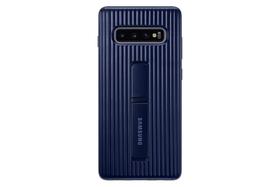 Capa Protetora Robusta para Samsung Galaxy S10+ com Suporte - Azul