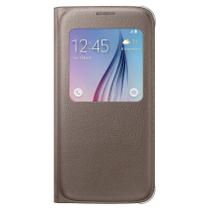 Capa Protetora S View Samsung Galaxy S6 - Dourada