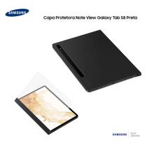 Capa Protetora Samsung Note View p/ Galaxy Tab S8 - Preta