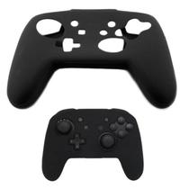 Capa Protetora Silicone Para Controle Nintendo Switch Pro Preto