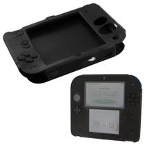 Capa Protetora Silicone Para Nintendo 2DS Preto Capa Protetora Silicone Para Nintendo 2DS Preto