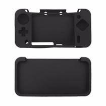 Capa Protetora Silicone Para Nintendo New 2DS XL Preto Capa Protetora Silicone Para Nintendo New 2DS XL Preto