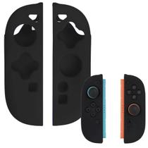 Capa Protetora Silicone Para Nintendo Switch 2 Joy-con Case Preta Capa Protetora Silicone Para Nintendo Switch 2 Joy-con Case Preta