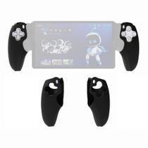 Capa Protetora Silicone Para Playstation PS Portal Esquerda Direita Preta