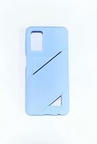 Capa protetora silicone porta cartão galaxy a23 azul - Samsung