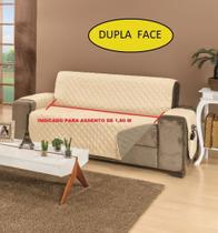 Capa protetora sofa 3 lugares king 1.80 dupla face Manu Capa protetora sofa 3 lugares king 1.80 dupla face Manu