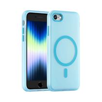 Capa Protetora Soft SE3 Magsafe Para iPhone 7 8 10 Compatível Com Carregamento Sem Fio Transparente