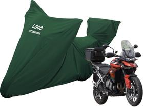 Capa Protetora Tecido Moto Triumph Tiger 900 Topcase Bauleto Capa Protetora Tecido Moto Triumph Tiger 900 Topcase Bauleto