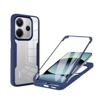 Capa Protetora Transparente 360 Graus Para Redmi Note 14 pro Plus, Protetor De Tela À Prova De