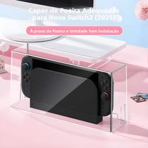 Capa Protetora Transparente De Acrílico À Prova De Poeira E Água Para Console De Jogo Switch2 - others