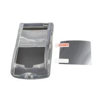 Capa Protetora Transparente De TPU Macio Para Controle Gameboy Color Com Película De Tela