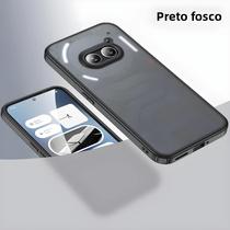 Capa Protetora Transparente Fosca E Resistente a Impactos Para Nothing Phone 2a plus