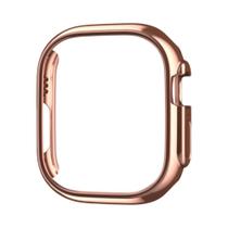 Capa Protetora Universal De PC Rígido Com Estrutura Esqueleto Para Apple Watch 45mm 41mm 38mm 42mm