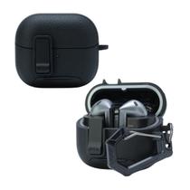 Capa Protetora Urban Noir Nerdcase Compatível com Samsung Galaxy Buds 3, Buds 3 Pro, Buds 3 Fe, Preta