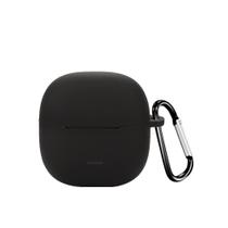 Capa Protetora Xiaomi Redmi Buds 8 Lite Silicone com Mosquetão Preto Capa Protetora Xiaomi Redmi Buds 8 Lite Silicone com Mosquetão Preto