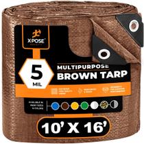 Capa protetora Xpose Safety Poly Tarp Brown 3m x 5m