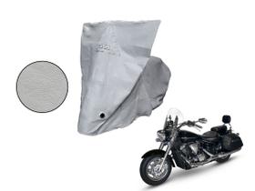 Capa Protetora Yamaha Midnight Star 950 Com Baú Cinza
