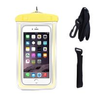 Capa Prova D'água Celular Case Lacrada Chuva - Amarelo