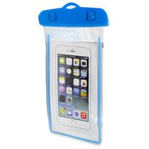 Capa Prova D'água Celular Case Lacrada Chuva - Azul Capa Prova D'água Celular Case Lacrada Chuva - Azul