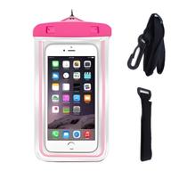 Capa Prova D'água Celular Case Lacrada Chuva - Rosa Capa Prova D'água Celular Case Lacrada Chuva - Rosa