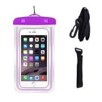 Capa Prova D'água Celular Case Lacrada Chuva - Roxo