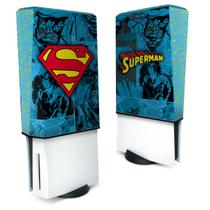 Capa PS5 Vertical Anti Poeira - Superman Comics - Pop Arte Skins