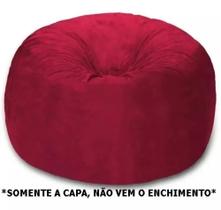 Capa Puff Suede 100x40 Sem Enchimento