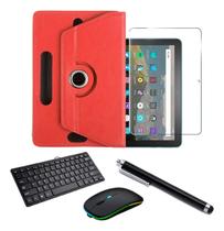 Capa+ Pv + Teclado + Ms+ Cnt Para Tab Amazon Fire Hd10 2021