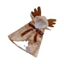 Capa Quente De Natal Para Pets Com Estampa De Alce, Fácil De Vestir, Capa De Inverno Para Cães E Capa Quente De Natal Para Pets Com Estampa De Alce, Fácil De Vestir, Capa De Inverno Para Cães E