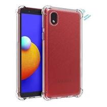 Capa Quinas Anti Imnpacto Compativel Galaxy A01 Core Capinha Case TPU Flexivel Celular A 01 Core