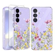 Capa Ratcase Floral para Samsung Galaxy S25 - Com Tela Capa Ratcase Floral para Samsung Galaxy S25 - Com Tela