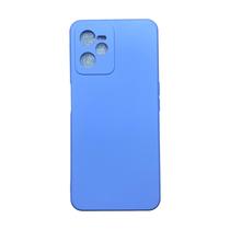Capa Realme C35 Silicone Aveludada Protege Câmera Colorida Capinha Anti Impacto