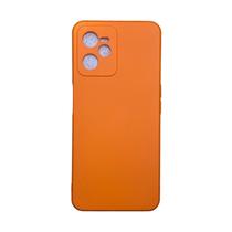 Capa Realme C35 Silicone Aveludada Protege Câmera Colorida Capinha Anti Impacto