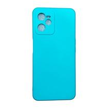 Capa Realme C35 Silicone Aveludada Protege Câmera Colorida Capinha Anti Impacto