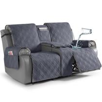 Capa Reclinável Loveseat TAOCOCO 2 Lugares - Cinza Escuro