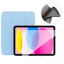 Capa resistente a queda + pel.vidro para iPad 10