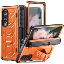 Capa Resistente Armor FONREST para Samsung Galaxy Z Fold 3 - Cor Laranja