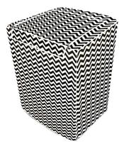 Capa Resistente Jeans Zig Zag P/ Máquina De Lavar Roupas Capa Resistente Jeans Zig Zag P/ Máquina De Lavar Roupas