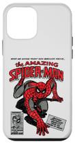 Capa Retrô de Quadrinhos do Homem-Aranha Marvel para iPhone 12 mini