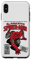 Capa Retrô de Quadrinhos do Homem-Aranha Marvel para iPhone Xs Max