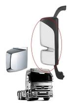 Capa Retrovisor Auxiliar MB Actros LD - Cromado - 9438111507