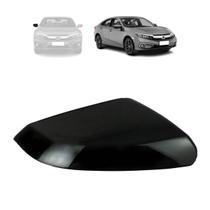 Capa retrovisor black piano honda civic 2017 a 2021 lado direito
