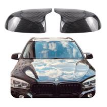 Capa Retrovisor BMW X3 X4 X5 X6 Efeito Carbono M4 (14 - 18)