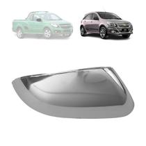 Capa retrovisor chevrolet agile 2009 a 2025 montana 2010 a 2025 cromada lado direito